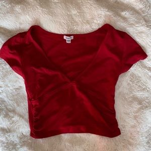 Red garage top